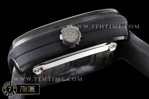 SevenFriday M3/01 Spaceship Multi-layered Black with Textured Surface High Grade PVD Coated Solid 316L Stainless Steel