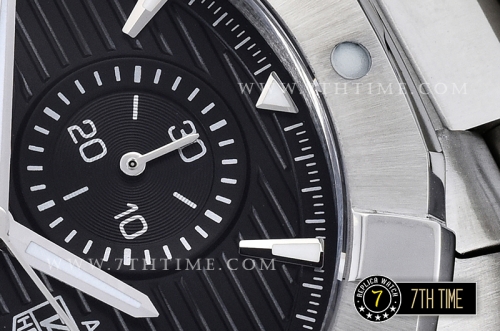 Aquaracer Calibre 16 Chronograph Black Dial with Stick Markers Solid Stainless Steel Bracelet