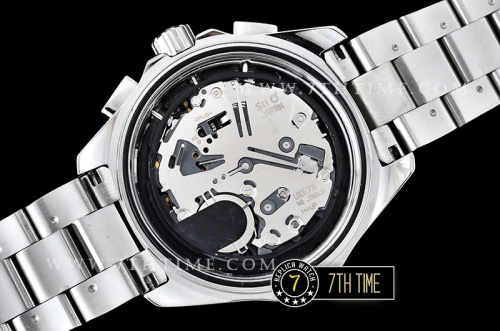 Aquaracer Calibre 16 Chronograph White Dial with Stick Markers Solid Stainless Steel Bracelet
