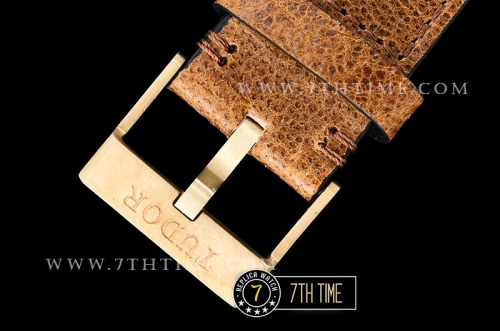 Tudor Heritage Black Bay Bronzo Basel Superlumed Brown Dial with Needles Brushed Bronze Tang Buckle