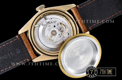 Tudor Heritage Black Bay Bronzo Basel Superlumed Brown Dial with Needles Brushed Bronze Tang Buckle