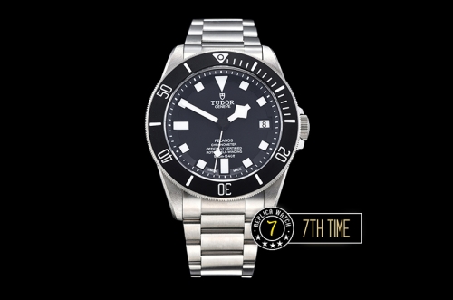 Tudor Pelagos Unidirectional Diver Bezel Brushed Titanium Case Black Matt Dial Blue Superlumed Box Markers Needles