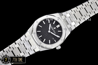 Royal Oak Ladies 33mm SS/SS Black Dial Swiss ETA Quartz