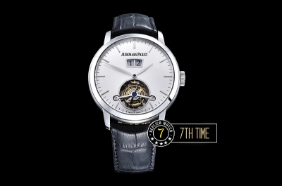 AP Jules Tourbillon 42mm Grande Date SS/LE White Dial Tourbillon