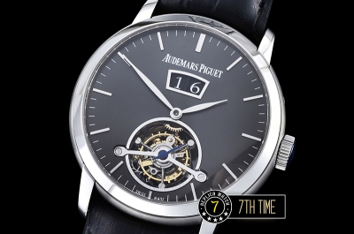 AP Jules Tourbillon 42mm Grande Date SS/LE Black Dial Tourbillon