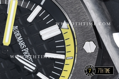 Royal Oak Diver Forged Carbon Ceramic Bezel Black/Yellow Dial A23J
