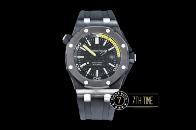 Royal Oak Diver Forged Carbon Ceramic Bezel Black/Yellow Dial A23J