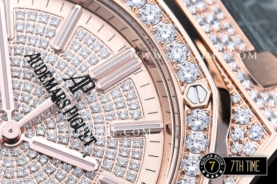 Royal Oak Ref.15450 37mm Full Diamonds RG/LE Gold Mod A3120