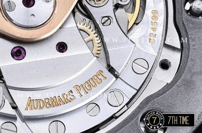 Royal Oak Ref.15450 37mm Full Diamonds SS/LE White Mod A3120