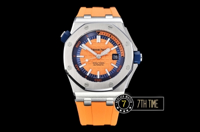 Royal Oak Diver 42mm SS/RU Orange Checkered Dial MY9015 Mod A3120