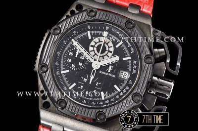 Offshore Survivor Limited Edition 42mm DLC/CER/LE Black Checkered Dial A7750 Mod