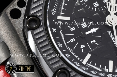 Offshore Survivor Limited Edition 42mm DLC/CER/LE Black Checkered Dial A7750 Mod