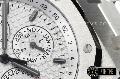 Royal Oak Perpetual Calendar 41mm 26574 SS/SS White Checkered Dial A5134