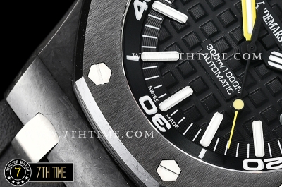 Royal Oak Diver FC/RU Black/Yellow Checkered Dial Ceramic Bezel A2836 Mod