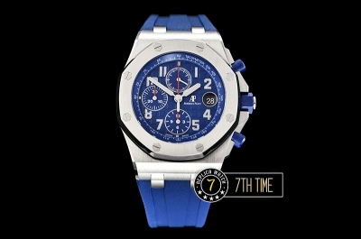 Royal Oak Offshore 42mm 2018 SIHH Indigo Checkered Dial SS/RU A3126