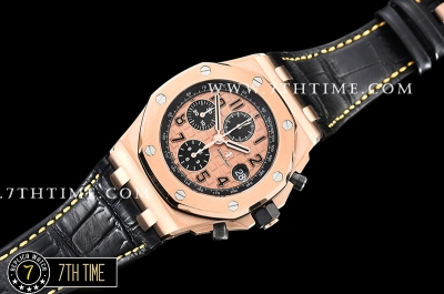 Royal Oak Offshore 42mm Gold Themes Rose Gold Checkered Dial RG/LE A3126