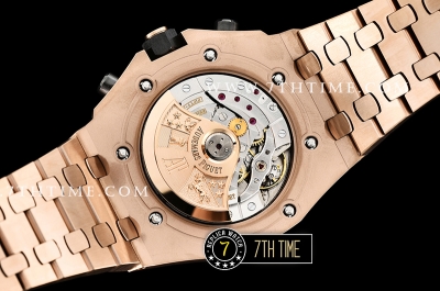 Royal Oak Offshore 42mm Gold Themes Rose Gold Checkered Dial RG/RG A3126