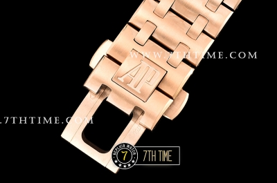 Royal Oak Offshore 42mm Gold Themes Rose Gold Checkered Dial RG/RG A3126