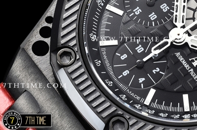 Royal Oak Offshore Survivor Ltd CER/DLC/LE Black Checkered Dial A3126 Mod