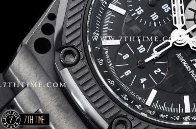 Royal Oak Offshore Survivor Ltd CER/DLC/RU Black Checkered Dial A3126 Mod