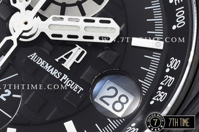 Royal Oak Offshore Survivor Ltd CER/DLC/RU Black Checkered Dial A3126 Mod