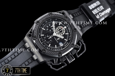 Royal Oak Offshore Survivor Ltd CER/DLC/RU Black Checkered Dial A3126 Mod