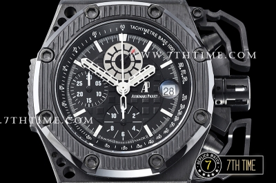 Royal Oak Offshore Survivor Ltd CER/DLC/RU Black Checkered Dial A3126 Mod