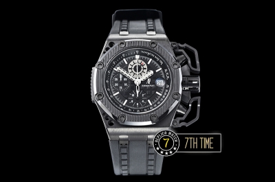Royal Oak Offshore Survivor Ltd CER/DLC/RU Black Checkered Dial A3126 Mod