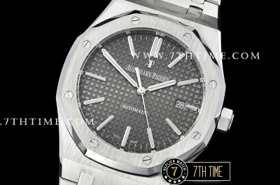 Royal Oak 15400 41mm SS/SS Grey Checkered Dial MY9015 Mod 3120