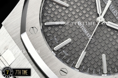 Royal Oak 15400 41mm SS/SS Grey Checkered Dial MY9015 Mod 3120