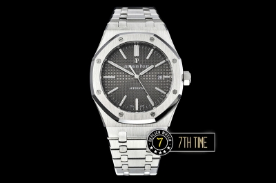 Royal Oak 15400 41mm SS/SS Grey Checkered Dial MY9015 Mod 3120