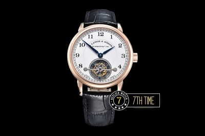 ALANGE & SOHNE 1815 Tourbillon White Dial  Black Numeral Markers Asia Manual Wind Tourbillon