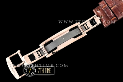 Blancpain Villeret Complications White Dial with Arabic Numerals 18K Rose Gold Thick Plated on Solid Stainless Steel