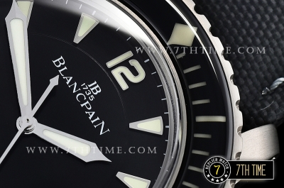 Blancpain Fifty Fathoms Black Dial with Markers Asia 23J