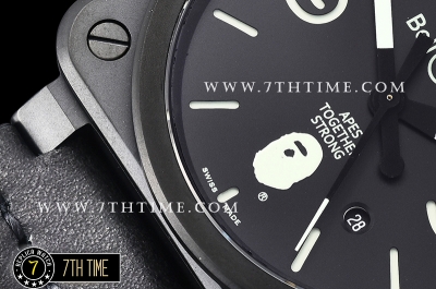 Bell Ross BR03-92 42mm XXV Bathing Ape PVD/LE Black