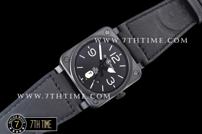 Bell Ross BR03-92 42mm XXV Bathing Ape PVD/LE Black