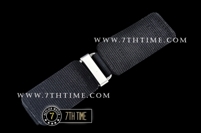 BR03-94 Horolum Chronograph Silver Grey Dial Black Leather Strap