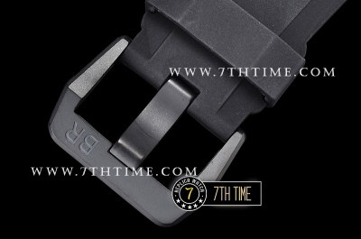 BR03-94 Chronograph Black Dial PVD Thick Coated on Solid Stainless Steel