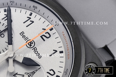 BR03-94 Chronograph Grey Rafale Limited Dial PVD Thick Coated on Solid Stainless Steel