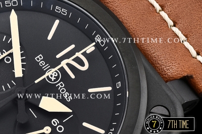 BR03-94 Chronograph Black Dial PVD/LE Asia 7750