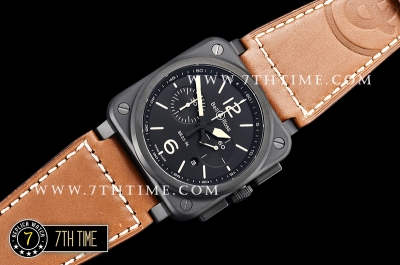 BR03-94 Chronograph Black Dial PVD/LE Asia 7750