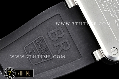 BR03-94 Chronograph Black Dial Solid Stainless Steel Asia 7750