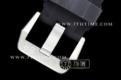BR03-94 Chronograph Black Dial Solid Stainless Steel Asia 7750