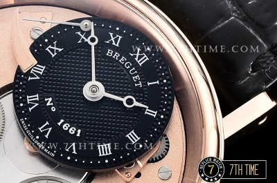 Breguet Tradition 7057BR Rose Gold Guilloche Skeletonal Dial with Roman Numerals 18K Rose Gold Thick Plated