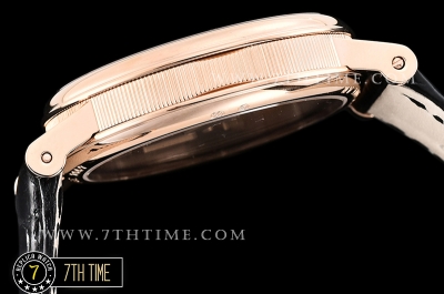 Breguet Tradition 7057BR Rose Gold Guilloche Skeletonal Dial with Roman Numerals 18K Rose Gold Thick Plated