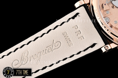 Breguet Tradition 7057BR Rose Gold Guilloche Skeletonal Dial with Roman Numerals 18K Rose Gold Thick Plated