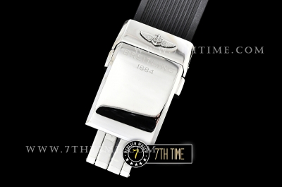 Breitling SuperOcean Heritage II Chrono White Dial with Stick Markers Black Ceramic Material Bezel Asia Valjoux 7750