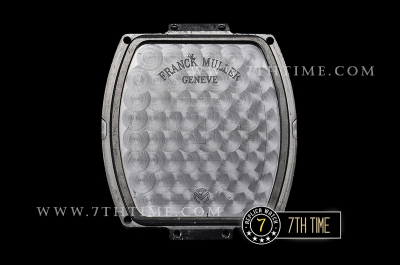Franck Muller Vanguard V45 Series Black Textured Dial with Lume Numeral Markers Thick PVD Coated Bezel And Case
