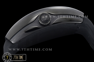 Franck Muller Vanguard V45 Series Silver Grey Textured Dial with Numeral Markers PVD Coated Bezel And Case