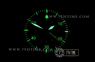 Glashutte Senator Navigator Black Dial with Numerals Leather Strap